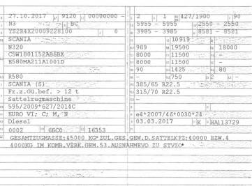 Scania R 580 Trekkvogner