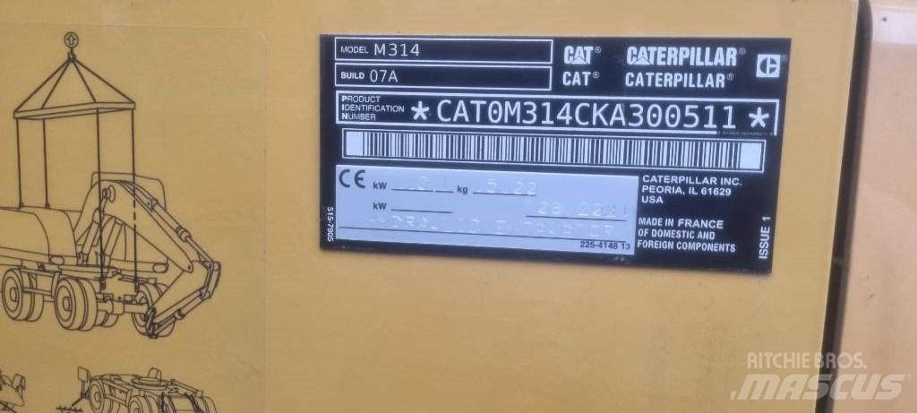 CAT M314 F Hjulgravere