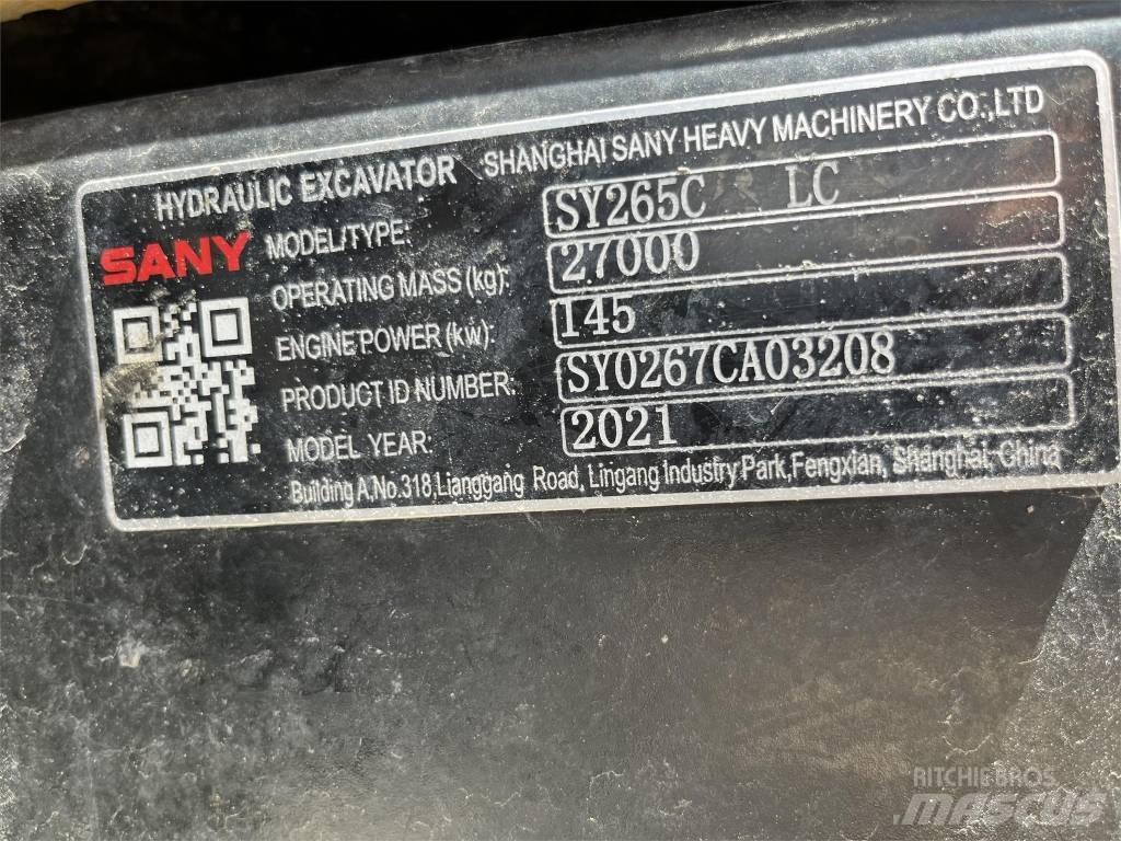 Sany SY265CLR Beltegraver