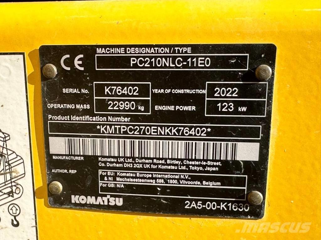 Komatsu PC 210 NLC Beltegraver
