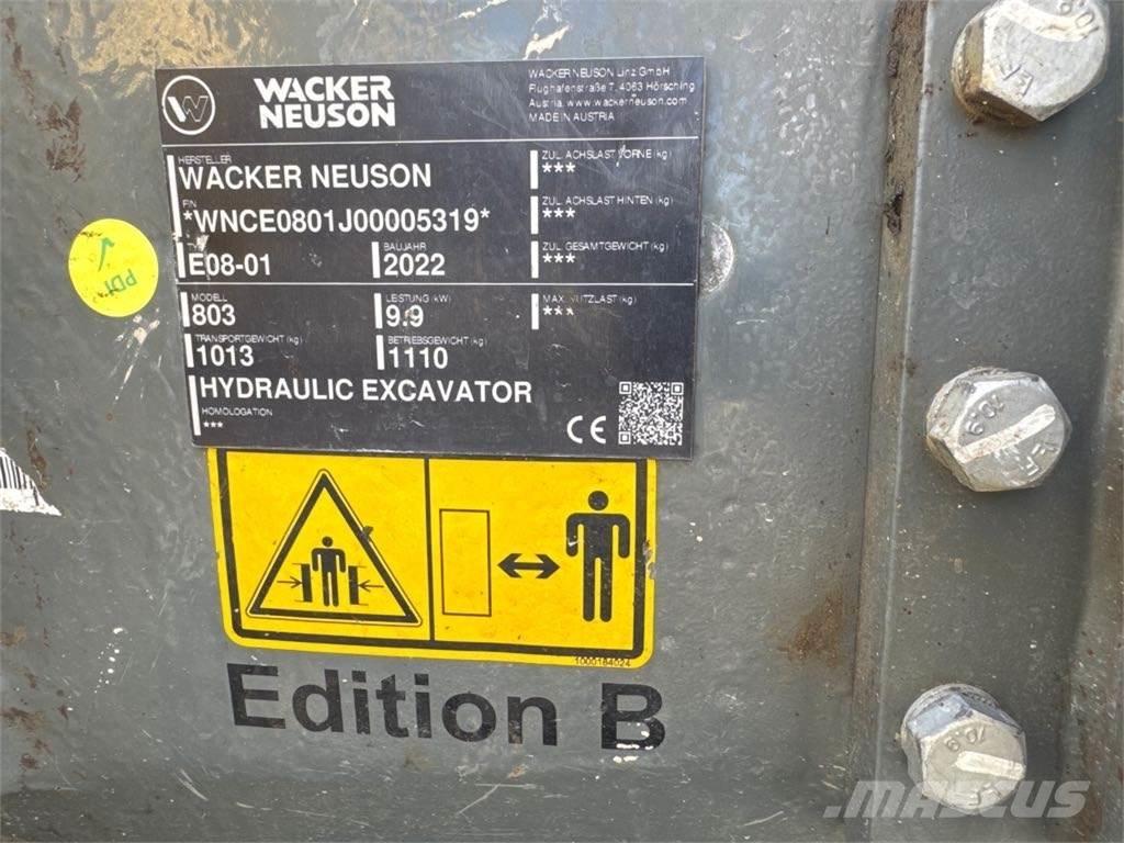 Wacker Neuson 803 Beltegraver