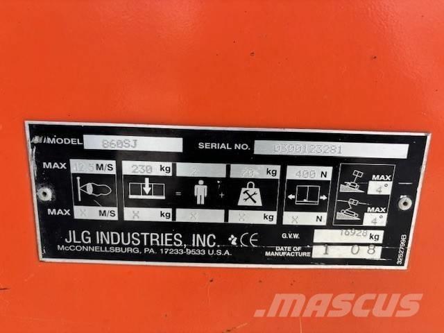 JLG 860 SJ Teleskop bomlifter