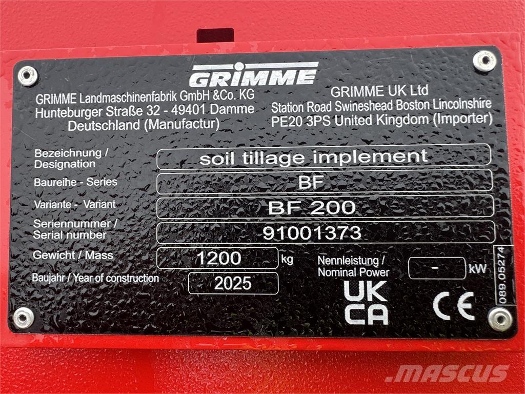 Grimme BFL200 Landbruk - Annet