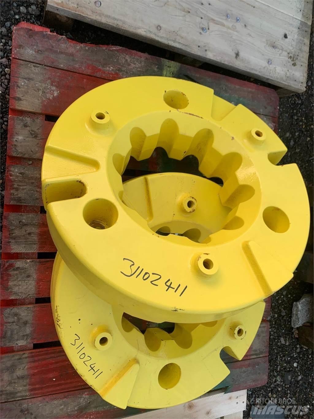 John Deere 600KG Dekk, hjul og felger
