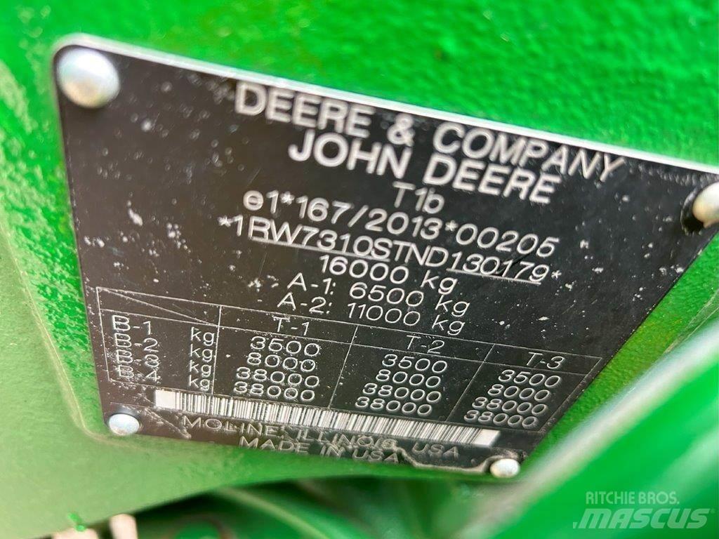 John Deere 7R310 Traktorer