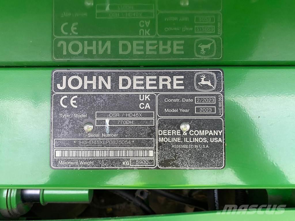 John Deere HDX45 Skurtreskere