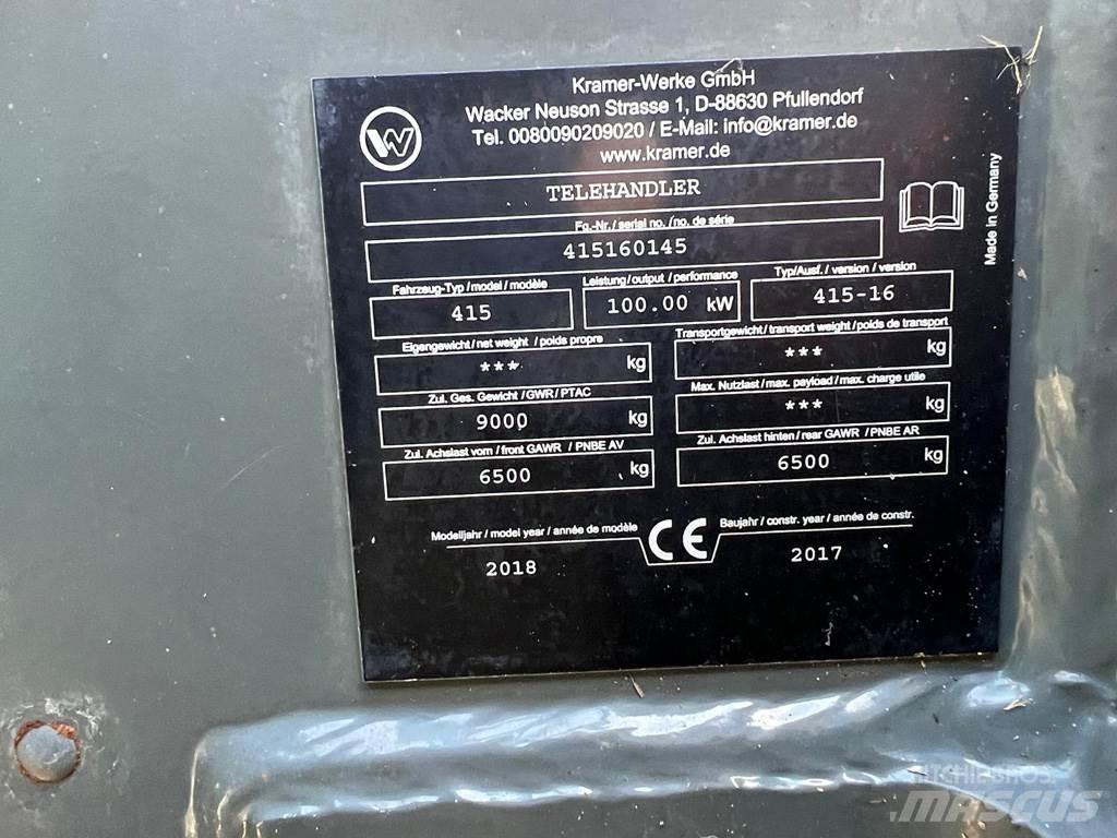 Kramer KT357 Teleskoplastere for Landbruk