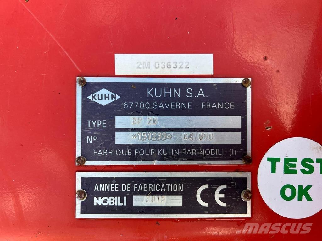 Kuhn BP28 Beitepussere og toppkuttere
