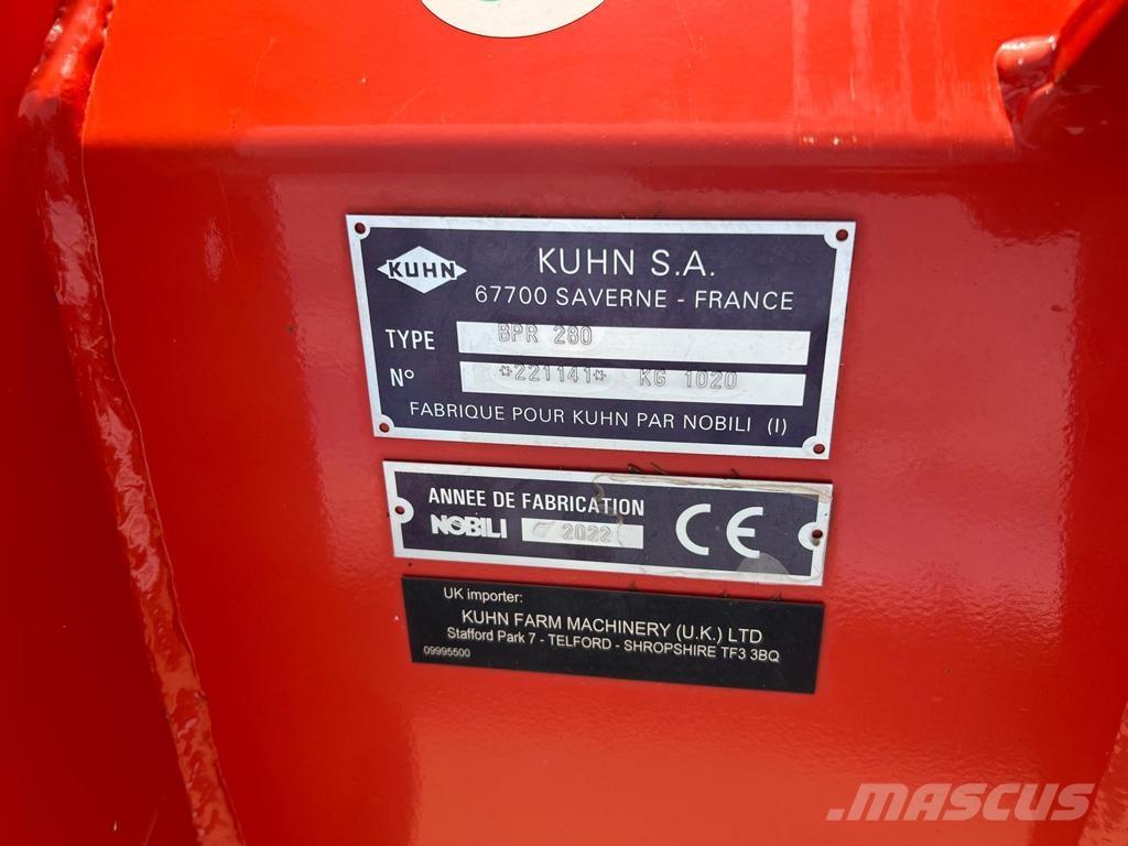 Kuhn BPR280 RH Beitepussere og toppkuttere