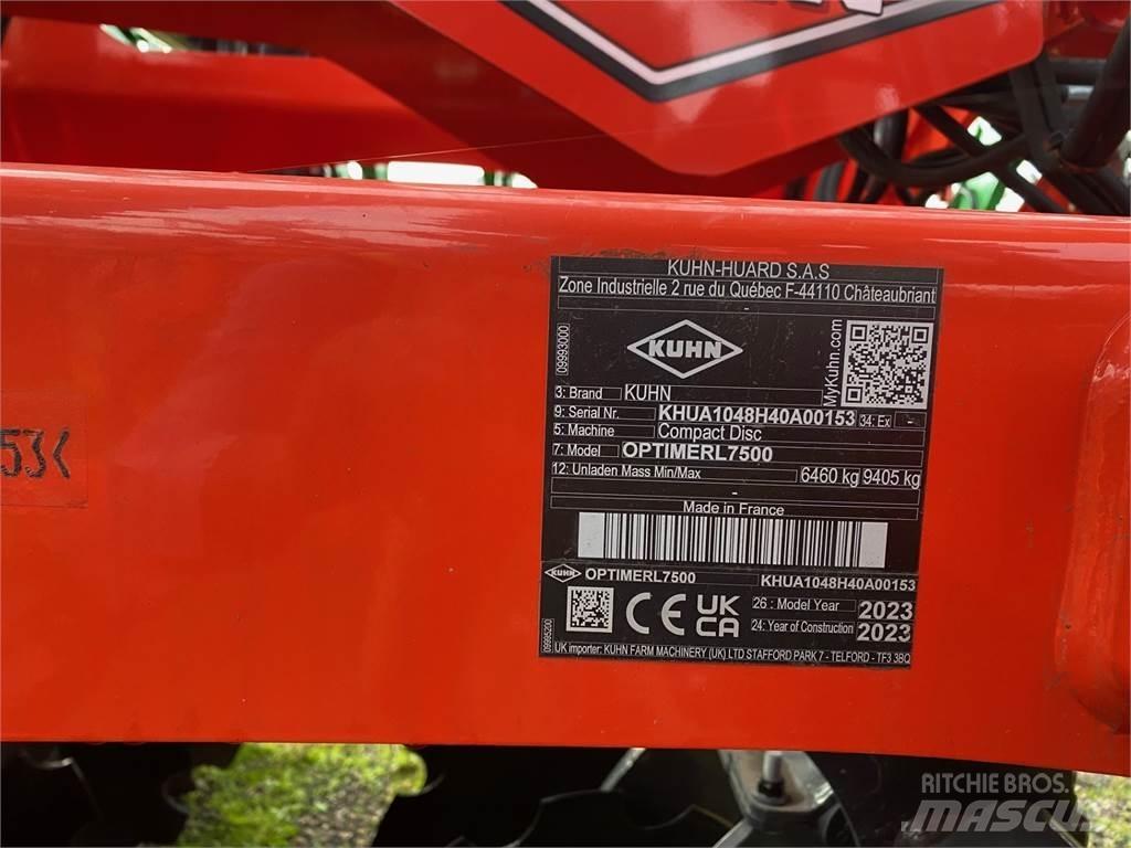 Kuhn OPTIMERL7500 Kultivatorer