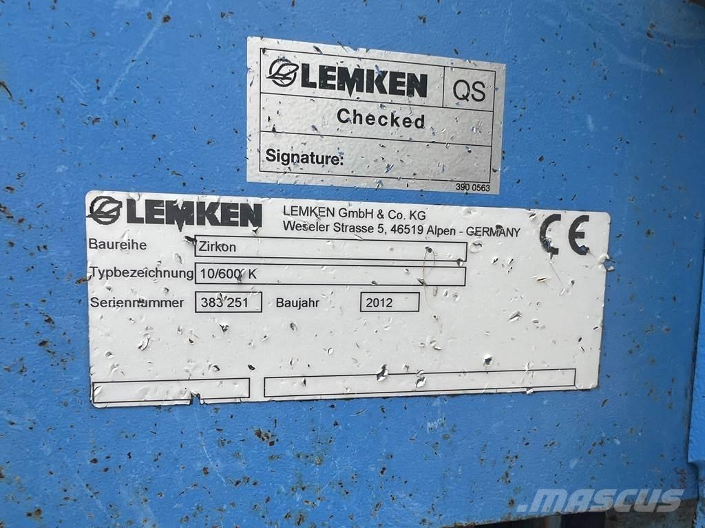 Lemken ZIRKON 10 Rotorharver/ jordfresere