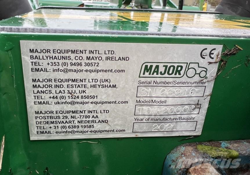 Major TDR20000 Beitepussere og toppkuttere