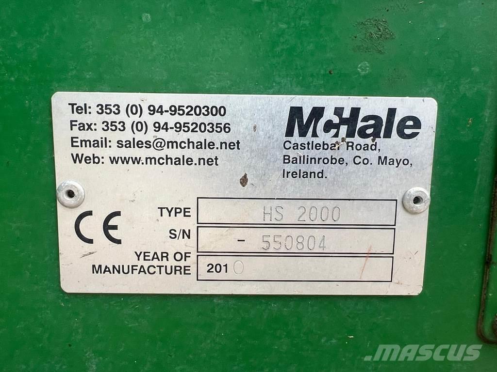 McHale HS2000 Beitepussere og toppkuttere