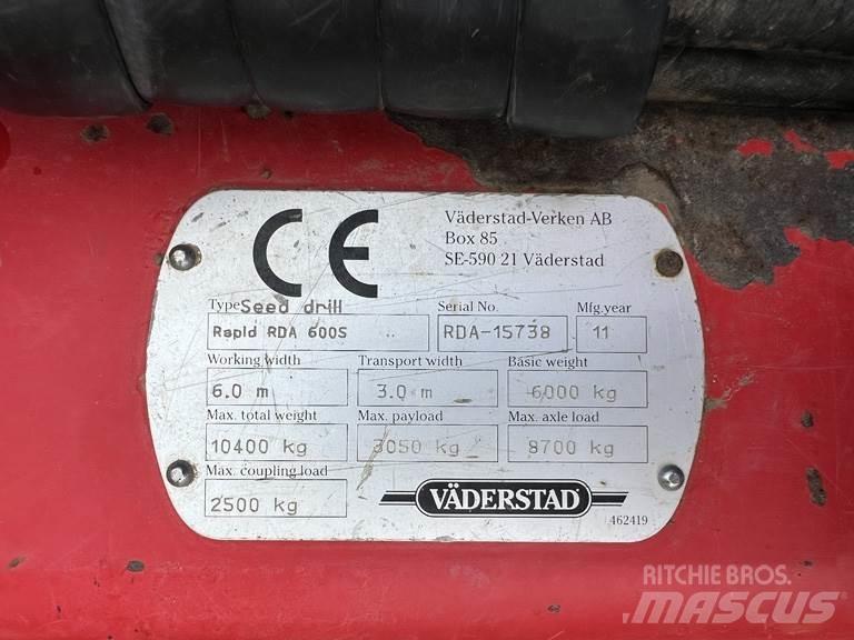 Väderstad RDA600S Såmaskiner