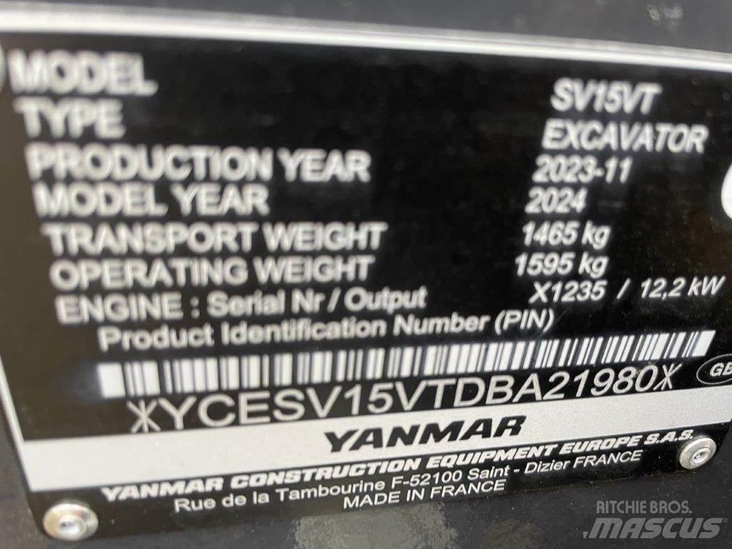 Yanmar SV15VT Midigravere 7 - 12t