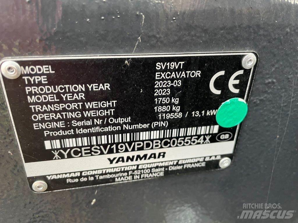 Yanmar SV19VT Midigravere 7 - 12t