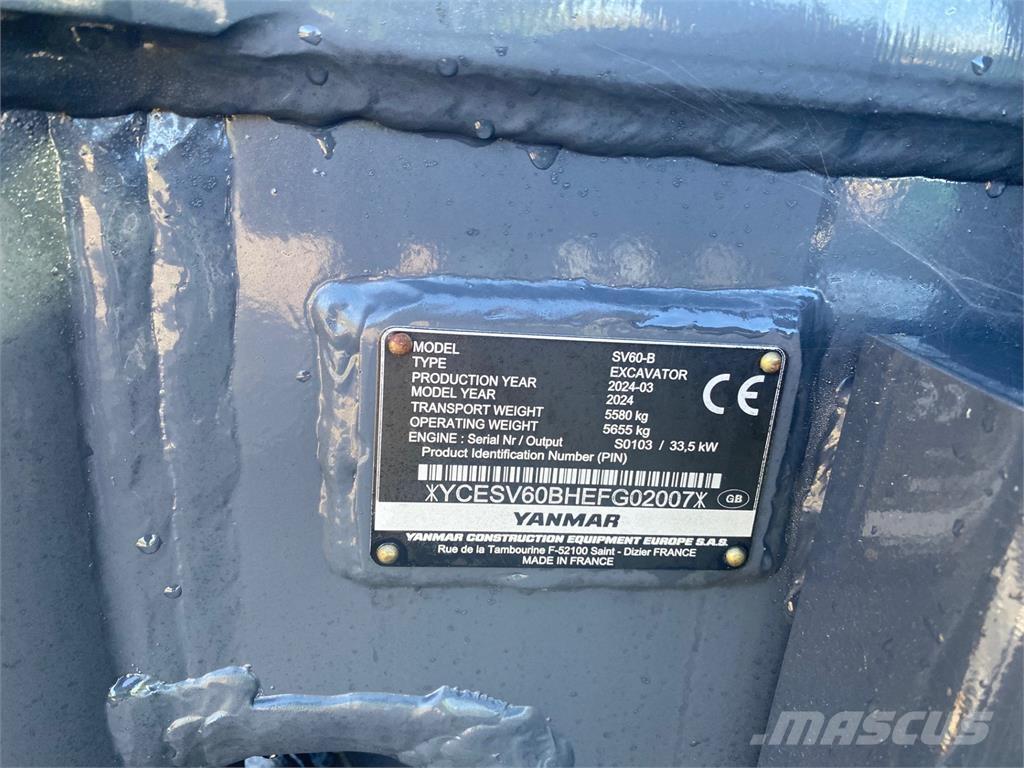 Yanmar SV60-B Midigravere 7 - 12t