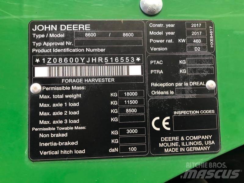 John Deere 8600 Landbruk - Annet