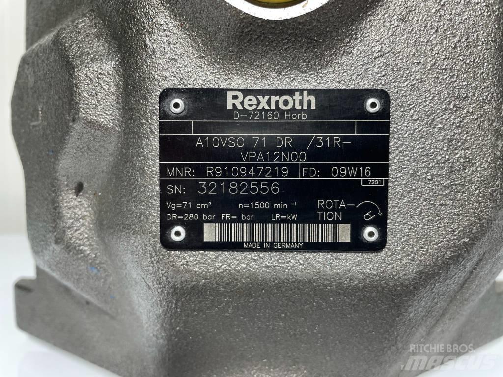 Rexroth A10VSO71DR Hydraulikk
