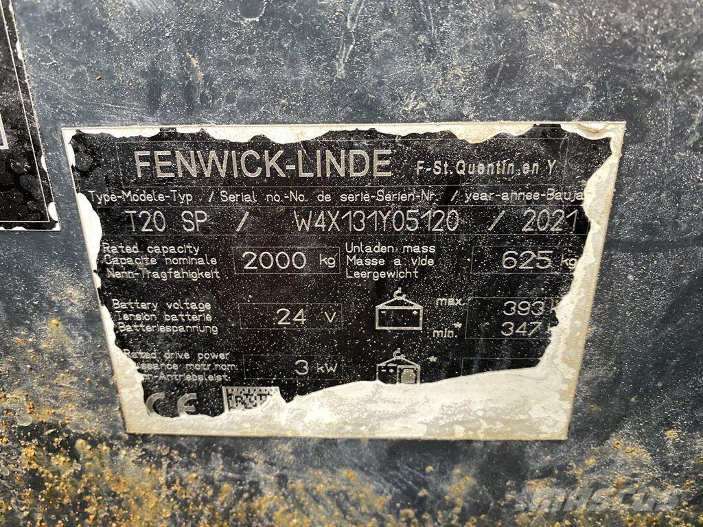 Linde T20SP Lavtløftende truck med platform