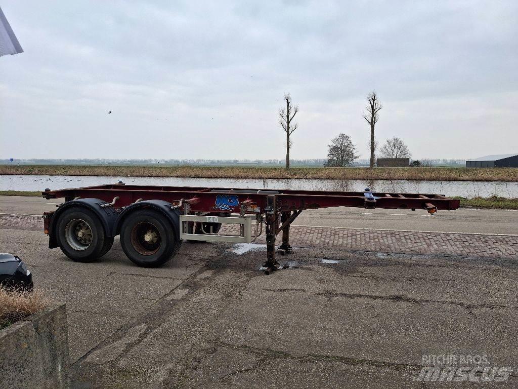 Pacton TXC 230 Containerchassis Semitrailere