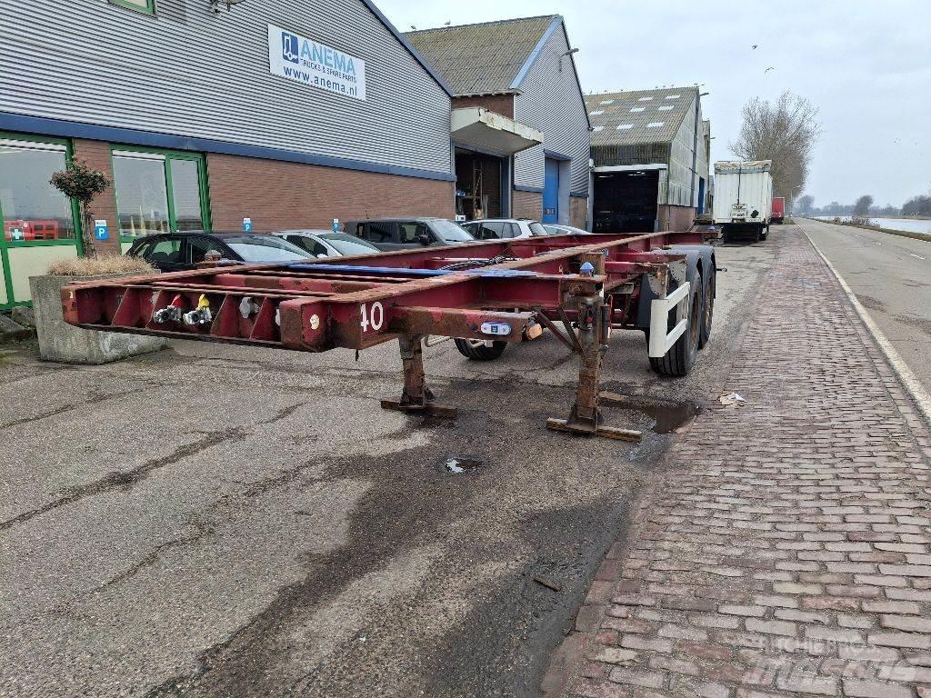Pacton TXC 230 Containerchassis Semitrailere