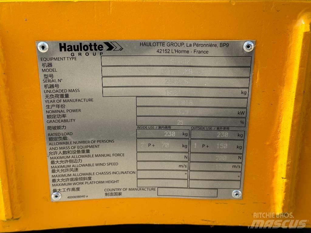 Haulotte OPTIMUM 8 Sakselifter