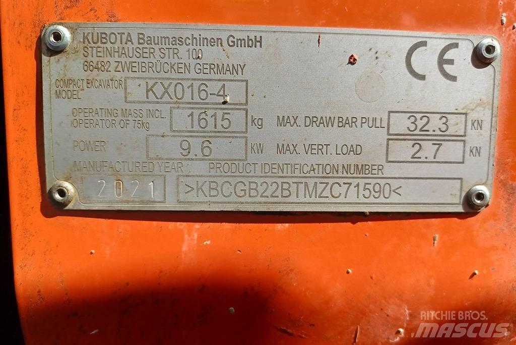 Kubota KX016-4G Minigravere <7t