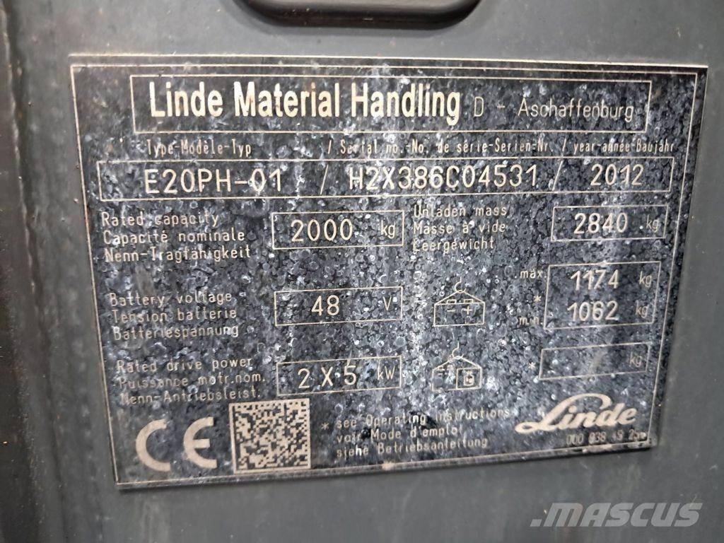 Linde E20PH-01 Elektriske trucker