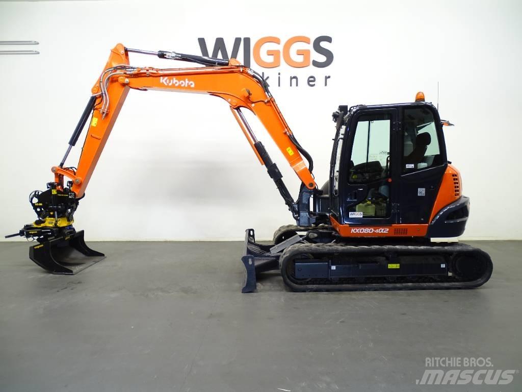 Kubota KX 080-4a Midigravere 7 - 12t