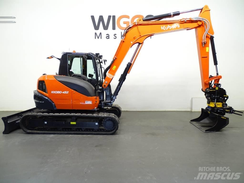 Kubota KX 080-4a Midigravere 7 - 12t