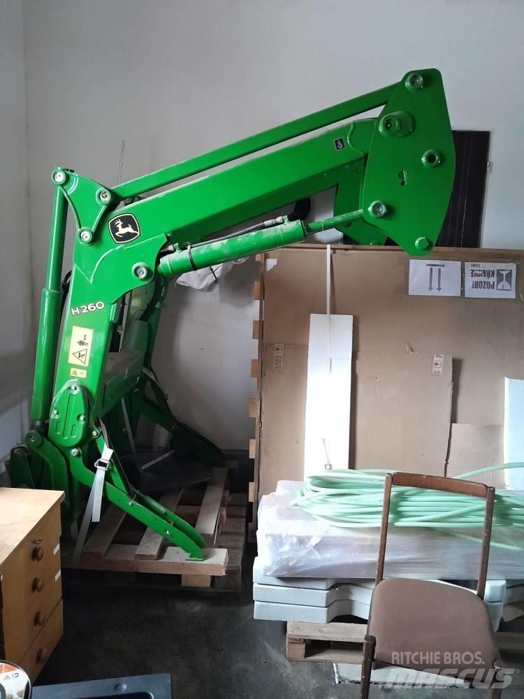 John Deere H 260 Frontlastere og graveredskap