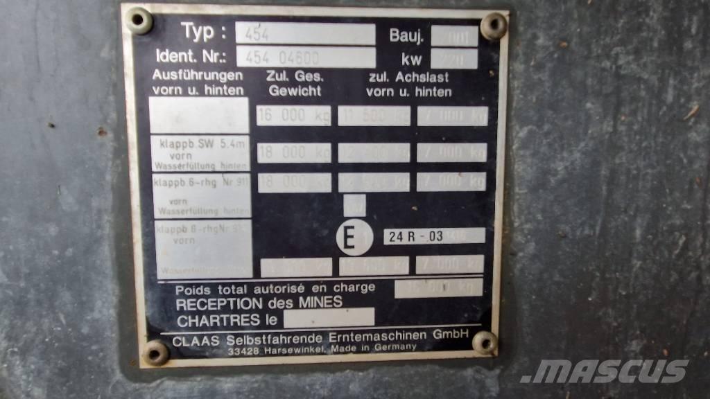 CLAAS lexion 460 Skurtreskere