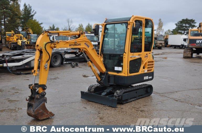 Hyundai R18-9AK Minigravere <7t