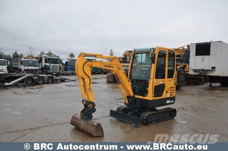 Hyundai R18-9AK Minigravere <7t