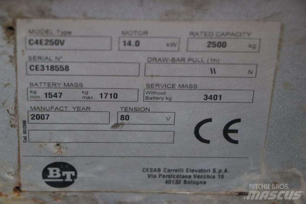 BT C4E250V Elektriske trucker