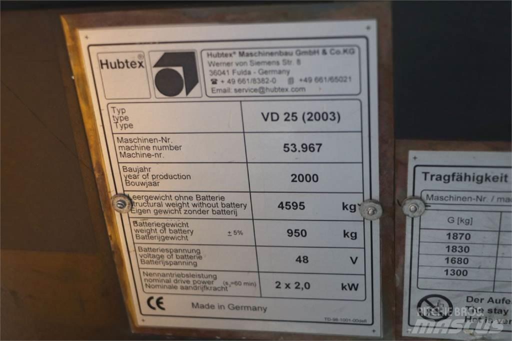 Hubtex VD 25 Sidelaster