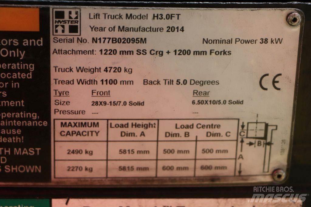 Hyster H3.0FT Propan trucker