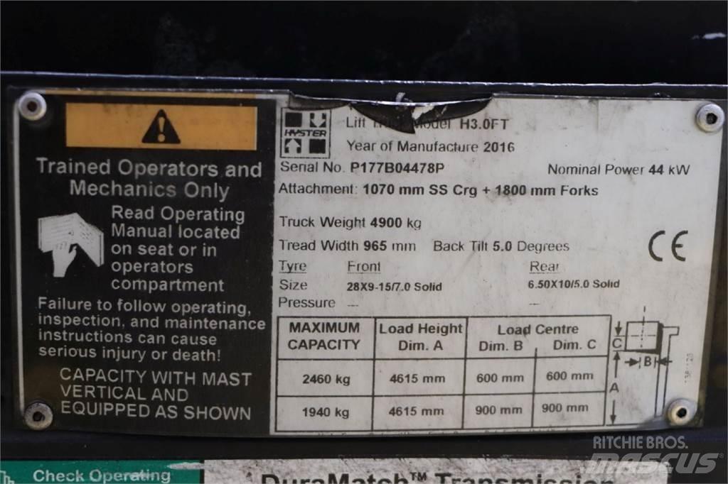 Hyster H3.0FT Propan trucker