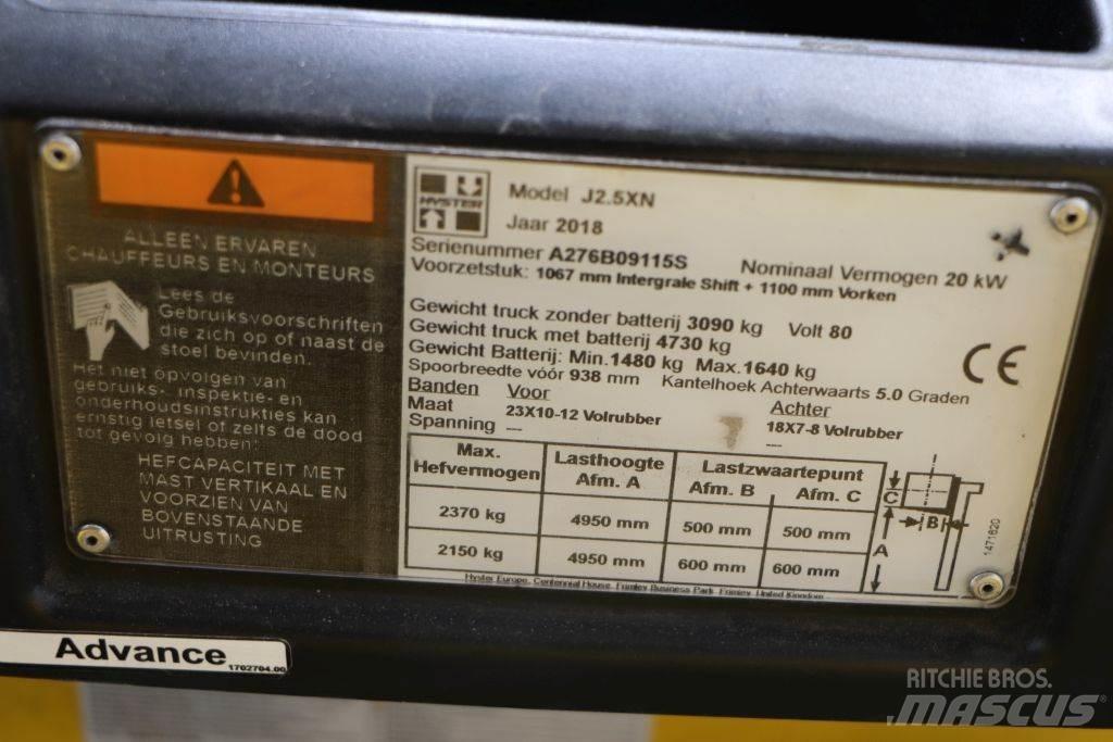 Hyster J2.5XN Elektriske trucker
