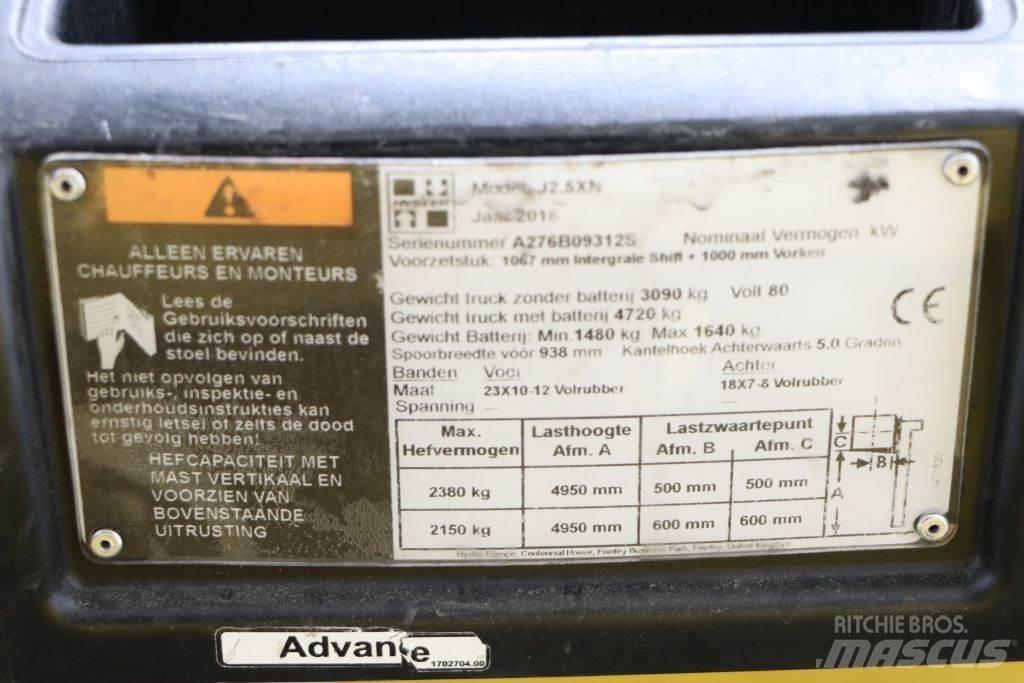 Hyster J2.5XN Elektriske trucker