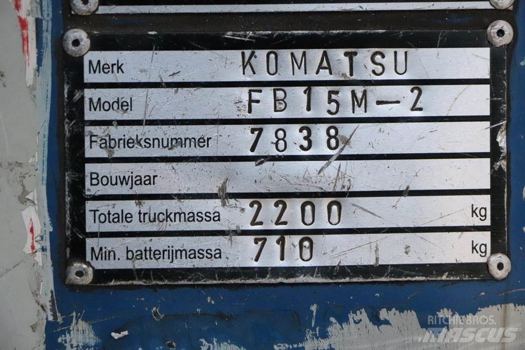 Komatsu FB15M-2 Elektriske trucker