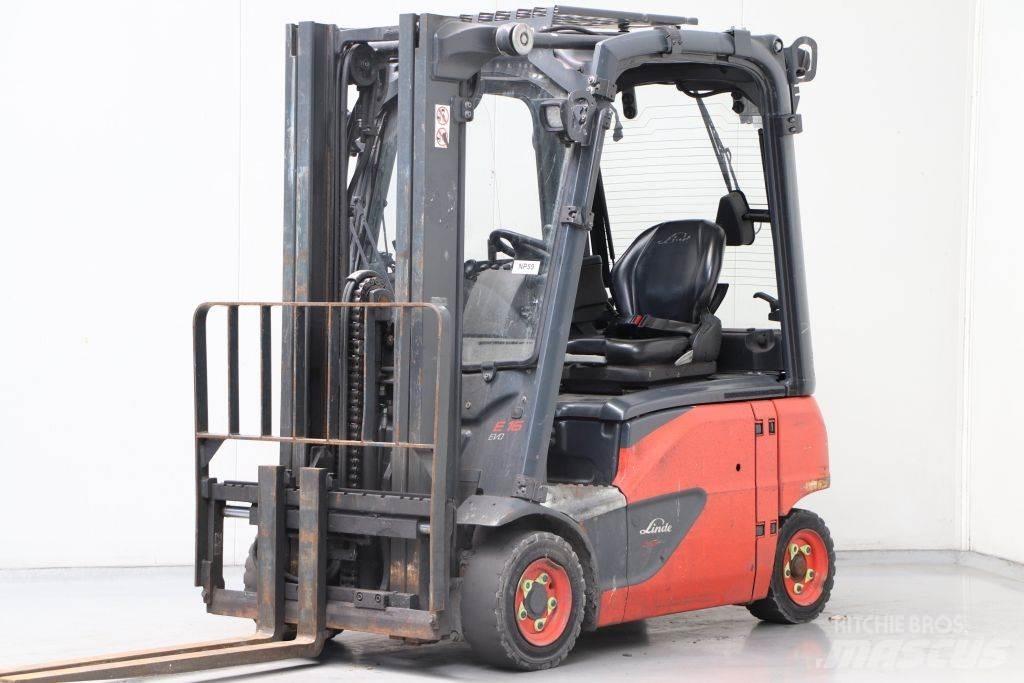 Linde E16P-02 Elektriske trucker