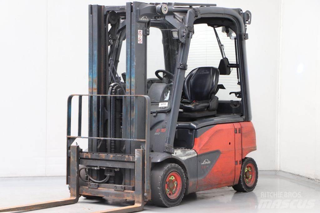 Linde E16P-02 Elektriske trucker