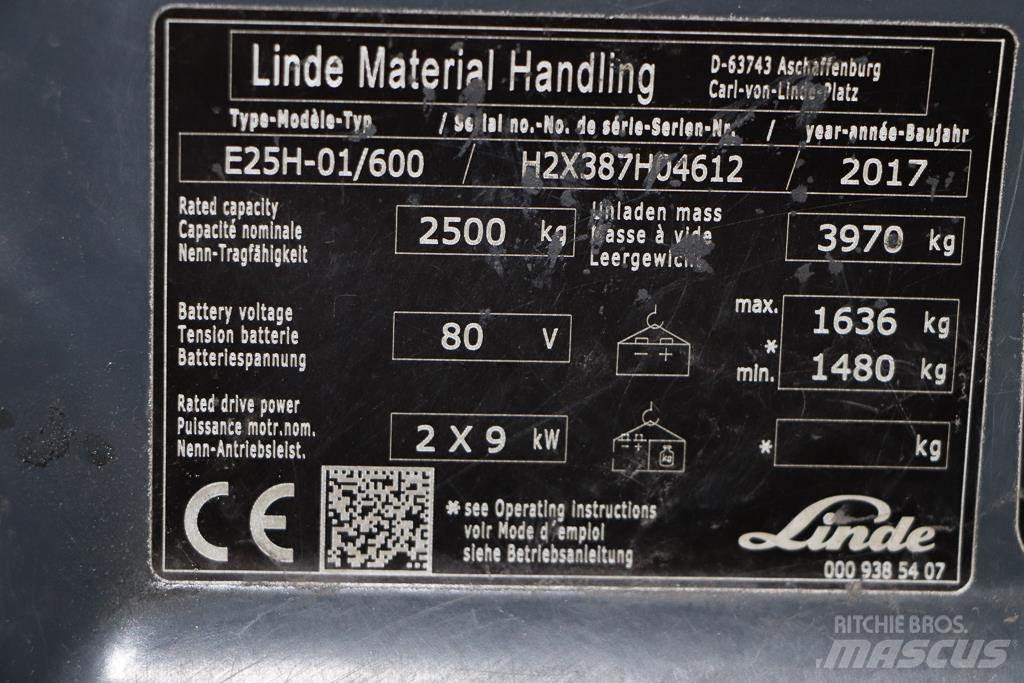 Linde E25H-01/600 Elektriske trucker