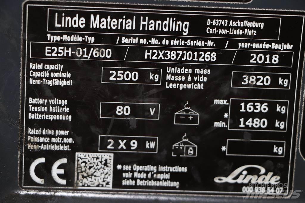 Linde E25H-01/600 Elektriske trucker