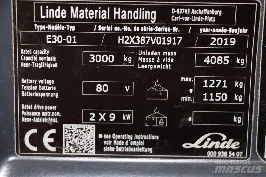Linde E30-01 Elektriske trucker