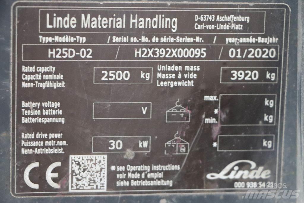 Linde H25D-02 Diesel Trucker