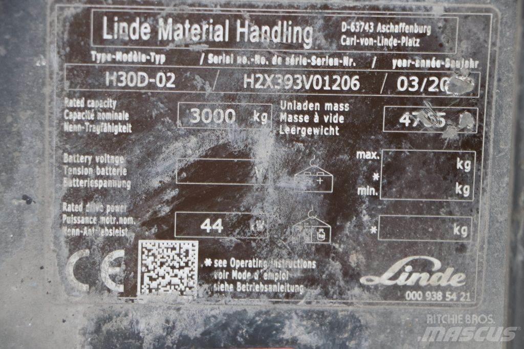 Linde H30D-02 Diesel Trucker