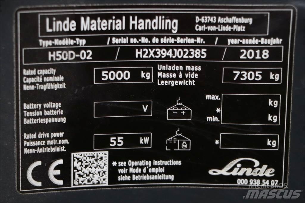 Linde H50D-02 Diesel Trucker